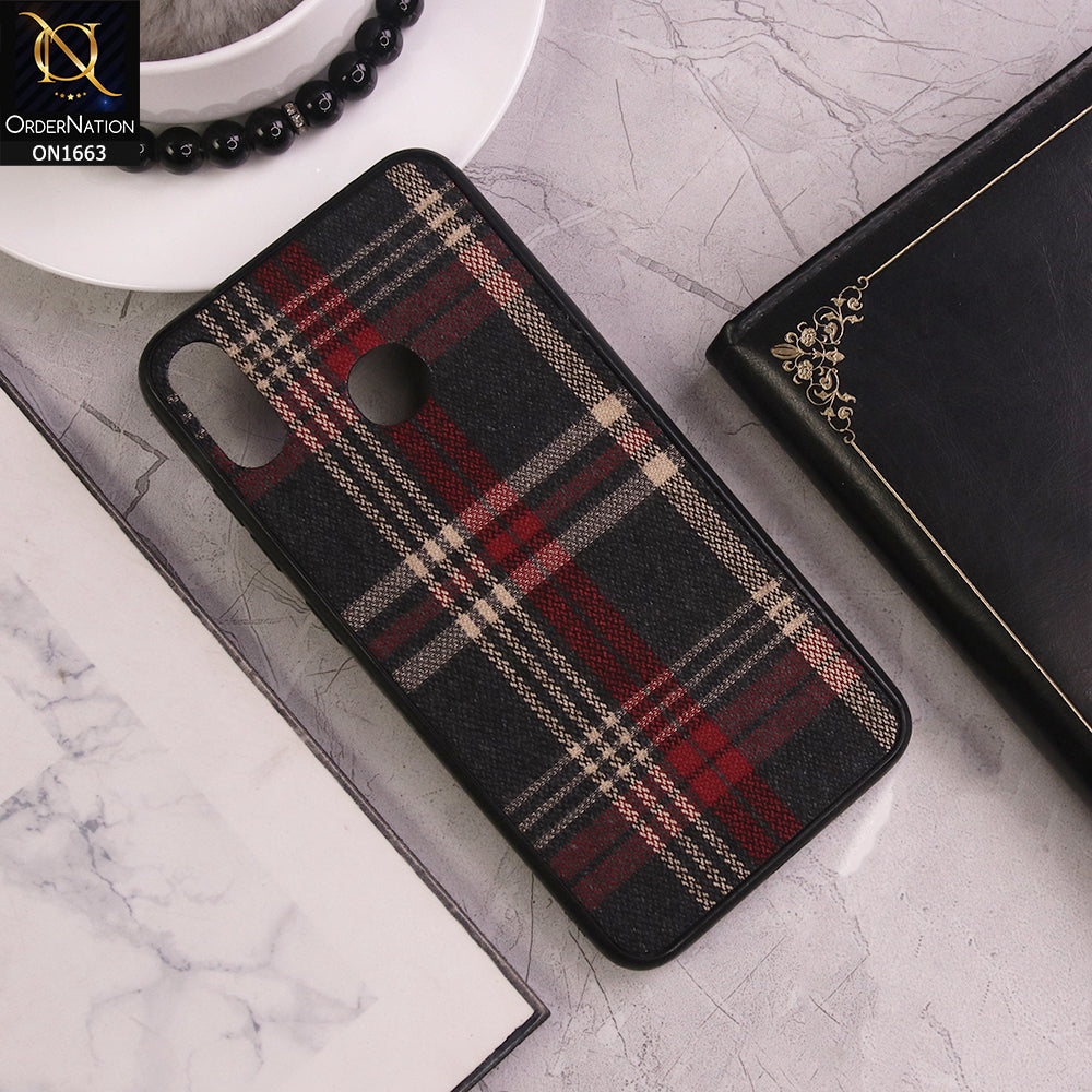 Infinix Hot 6s Cover - Soft Check Febric Phenomenal Style Case