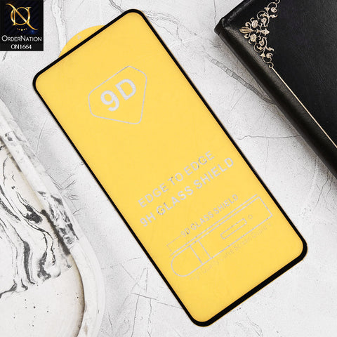 Oppo A58 4G Cover - Black - Xtreme Quality 9D Tempered Glass With 9H Hardness