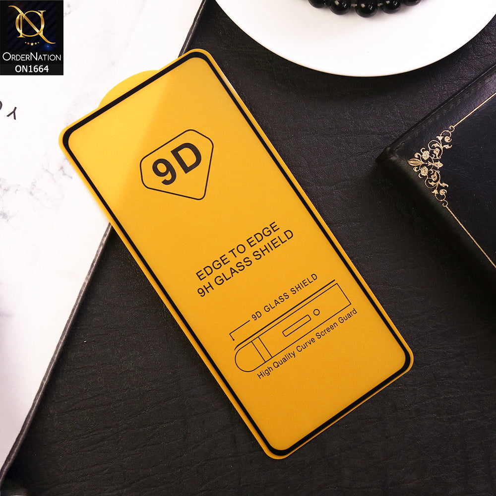 Tecno Spark 30 Screen Protector - Black - Xtreme Quality 9D Tempered Glass With 9H Hardness