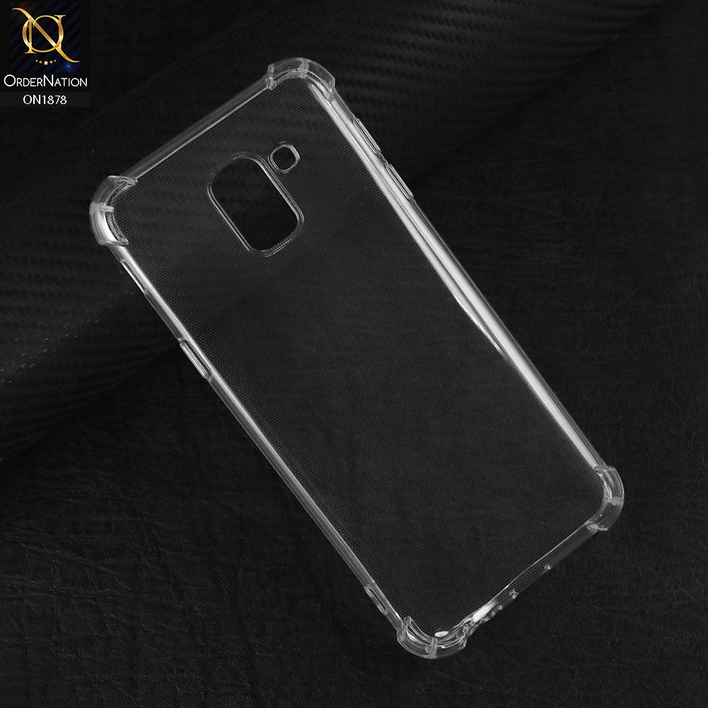 Samsung Galaxy  2018 Cover - Transparent - Soft 4D Design Shockproof Silicone Transparent Clear Case