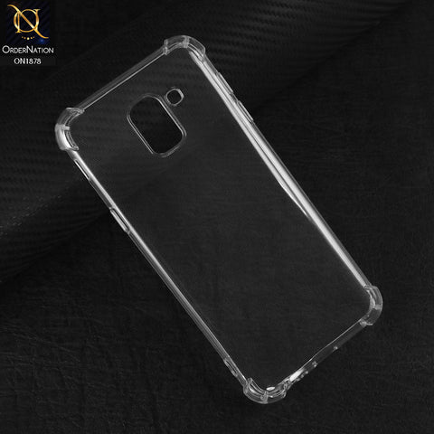 Samsung Galaxy  2018 Cover - Transparent - Soft 4D Design Shockproof Silicone Transparent Clear Case