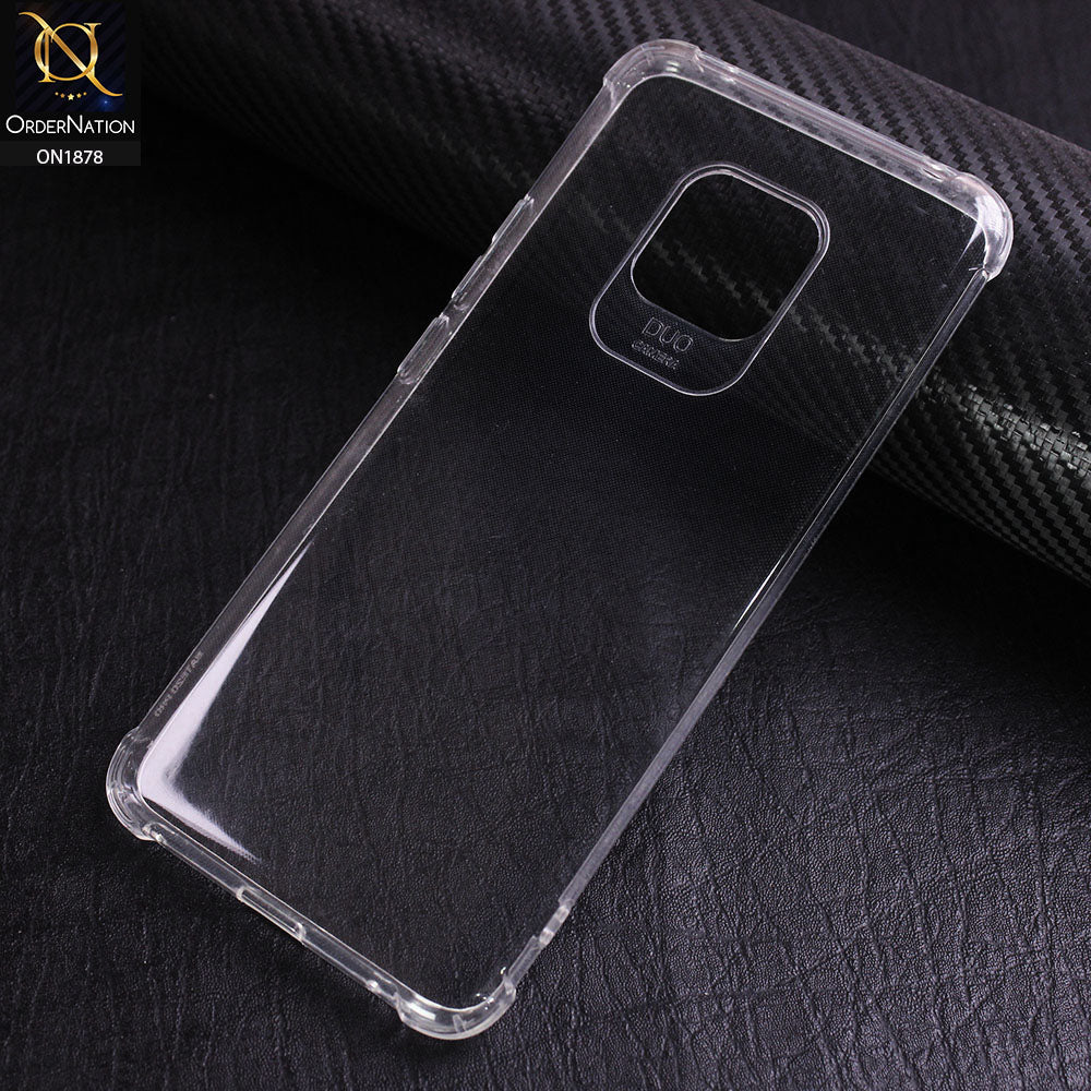 Huawei Mate 20 Pro Cover - Transparent - Soft 6D Design Shockproof Silicone Clear Case