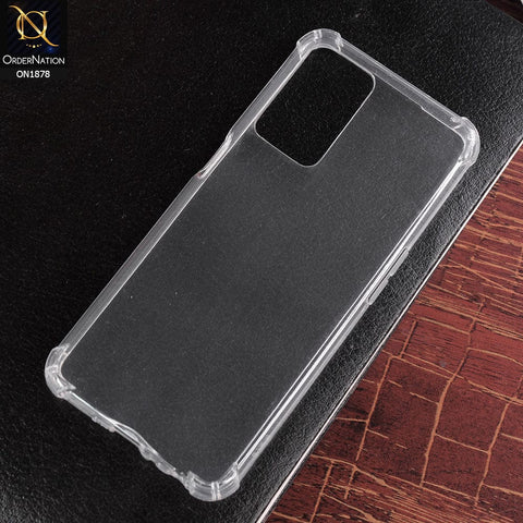 Oppo A54 4G Soft 4D Design Shockproof Silicone Transparent Clear Case