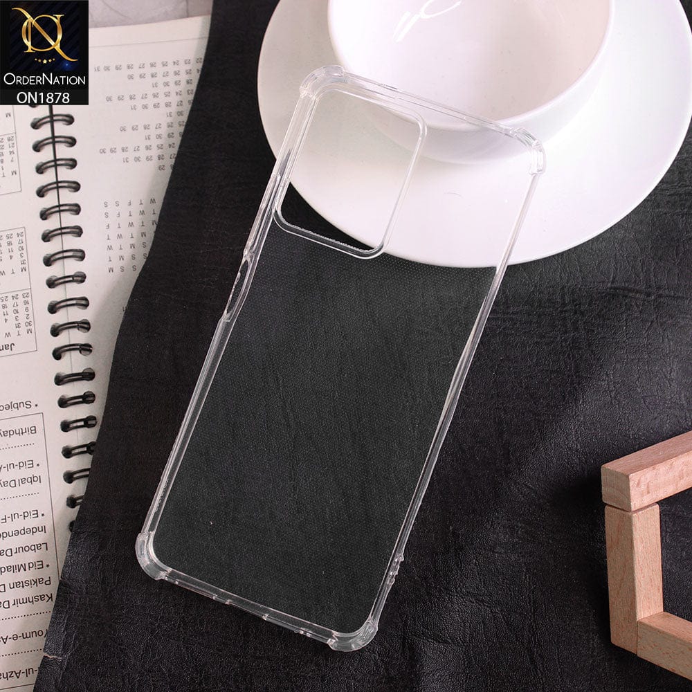 Xiaomi Redmi Note 12 5G Cover - Soft 4D Design Shockproof Silicone Transparent Clear Case