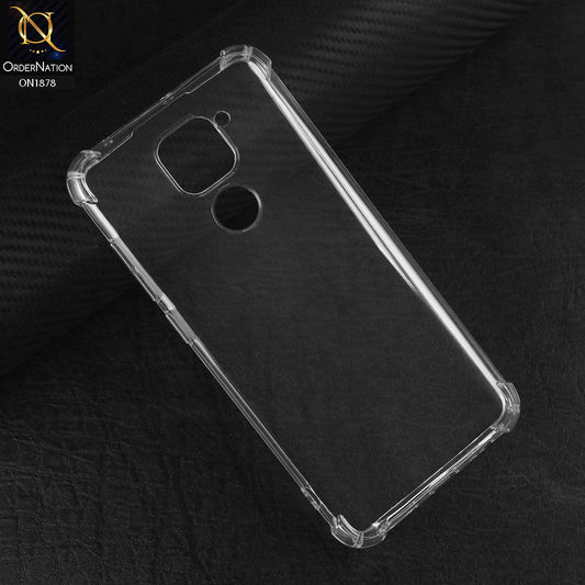Xiaomi Redmi 10X 4G Cover - Transparent - Soft 4D Design Shockproof Silicone Transparent Clear Case