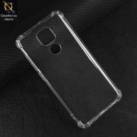Xiaomi Redmi 10X 4G Cover - Transparent - Soft 4D Design Shockproof Silicone Transparent Clear Case