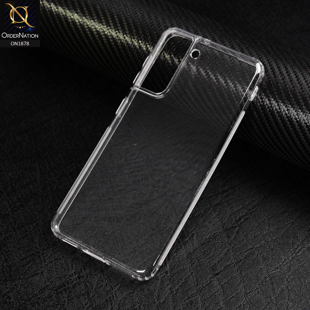 Samsung Galaxy S21 5G Cover - Transparent - Soft 4D Design Shockproof Silicone Clear Case