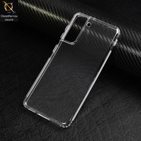Samsung Galaxy S21 5G Cover - Transparent - Soft 4D Design Shockproof Silicone Clear Case