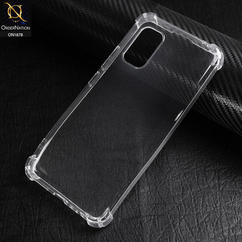 Vivo V17 Cover - Transparent - Soft 4D Design Shockproof Silicone Transparent Clear Case