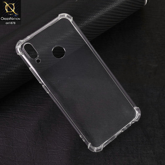 Huawei Y9 2019 Cover - Transparent - New Soft Silicne Case with Camera Protection