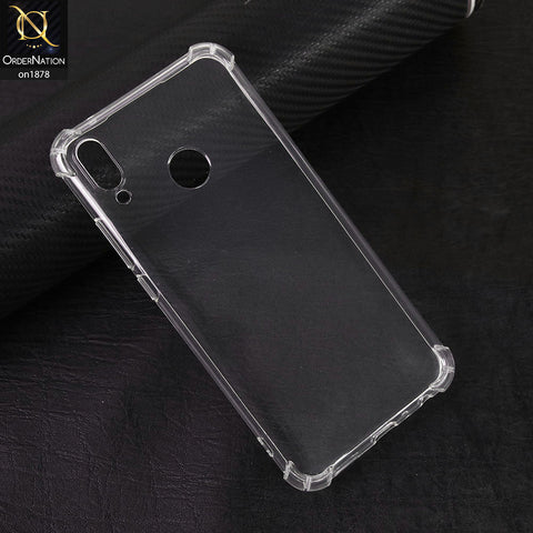 Huawei Y9 2019 Cover - Transparent - New Soft Silicne Case with Camera Protection