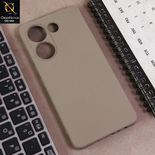 Tecno Camon 20 Cover  - Desert -  Matte Shockproof Sillica Gel Soft Case