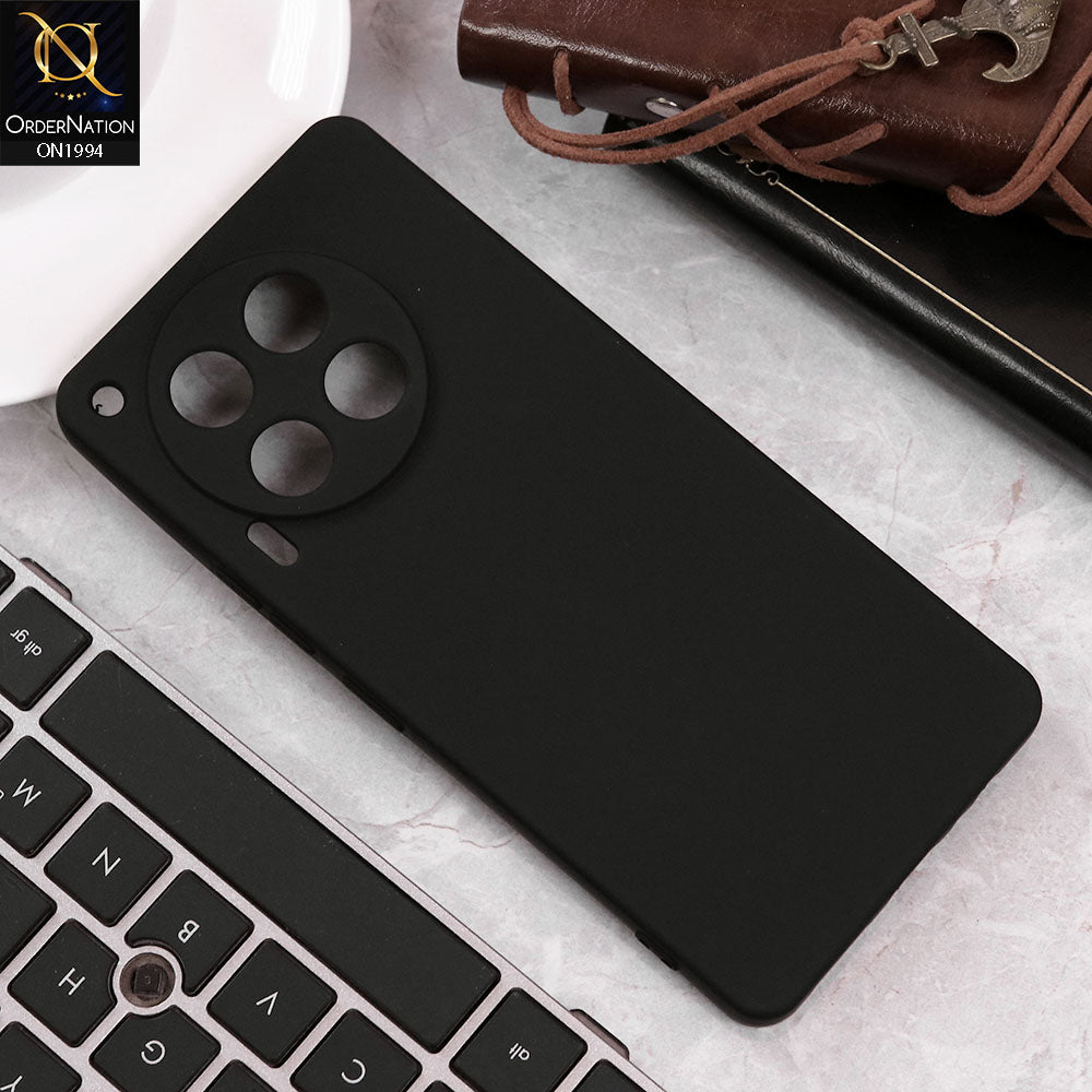 Tecno Camon 30 Cover - Black - Matte Shockproof Sillica Gel Soft Case