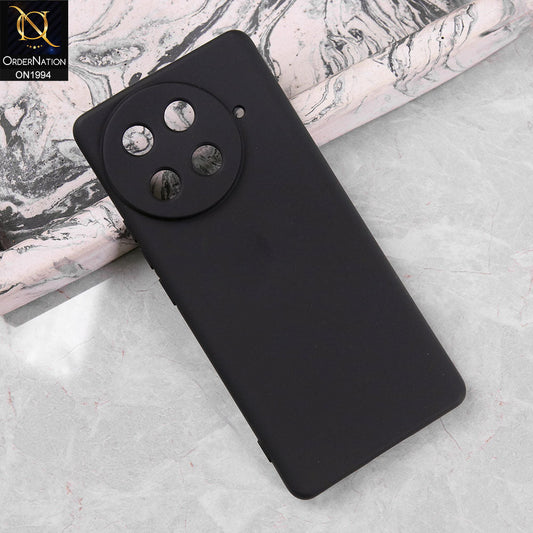 Tecno Camon 30S Cover - Black - Matte Shockproof Sillica Gel Soft Case