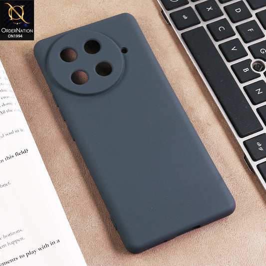 Tecno Camon 30S Cover - Gray - New Matte Gray Silicone Case  Soft Touch Slim Back Cover