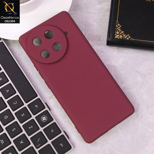 Tecno Camon 30S Cover - Red - Matte Shockproof Sillica Gel Soft Case