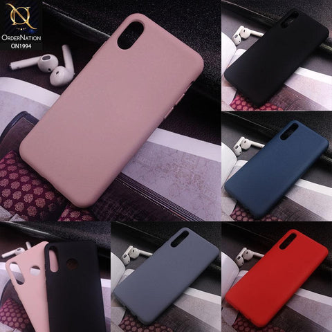Infinix Hot 8 Lite Cover - Light Purple -  Matte Shockproof Sillica Gel Soft Case