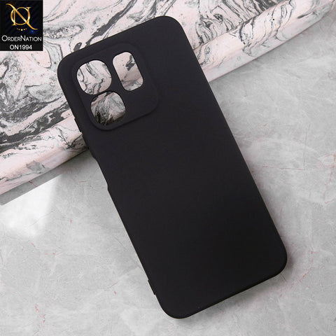 Infinix Hot 50i Cover - Black - Matte Shockproof Sillica Gel Soft Case