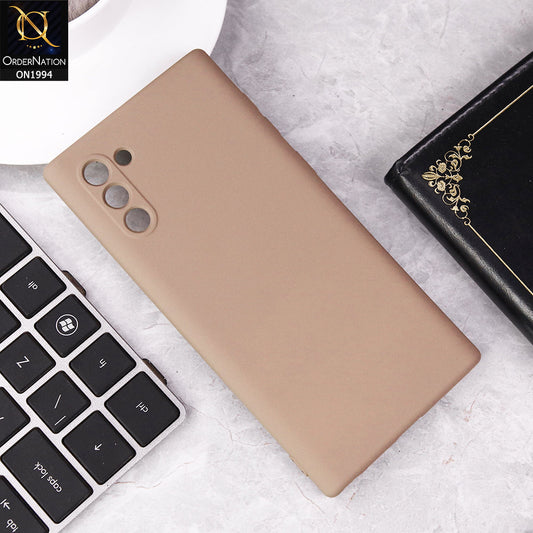 Samsung Galaxy Note 10  Cover - Desert - Matte Shockproof Sillica Gel Soft Case