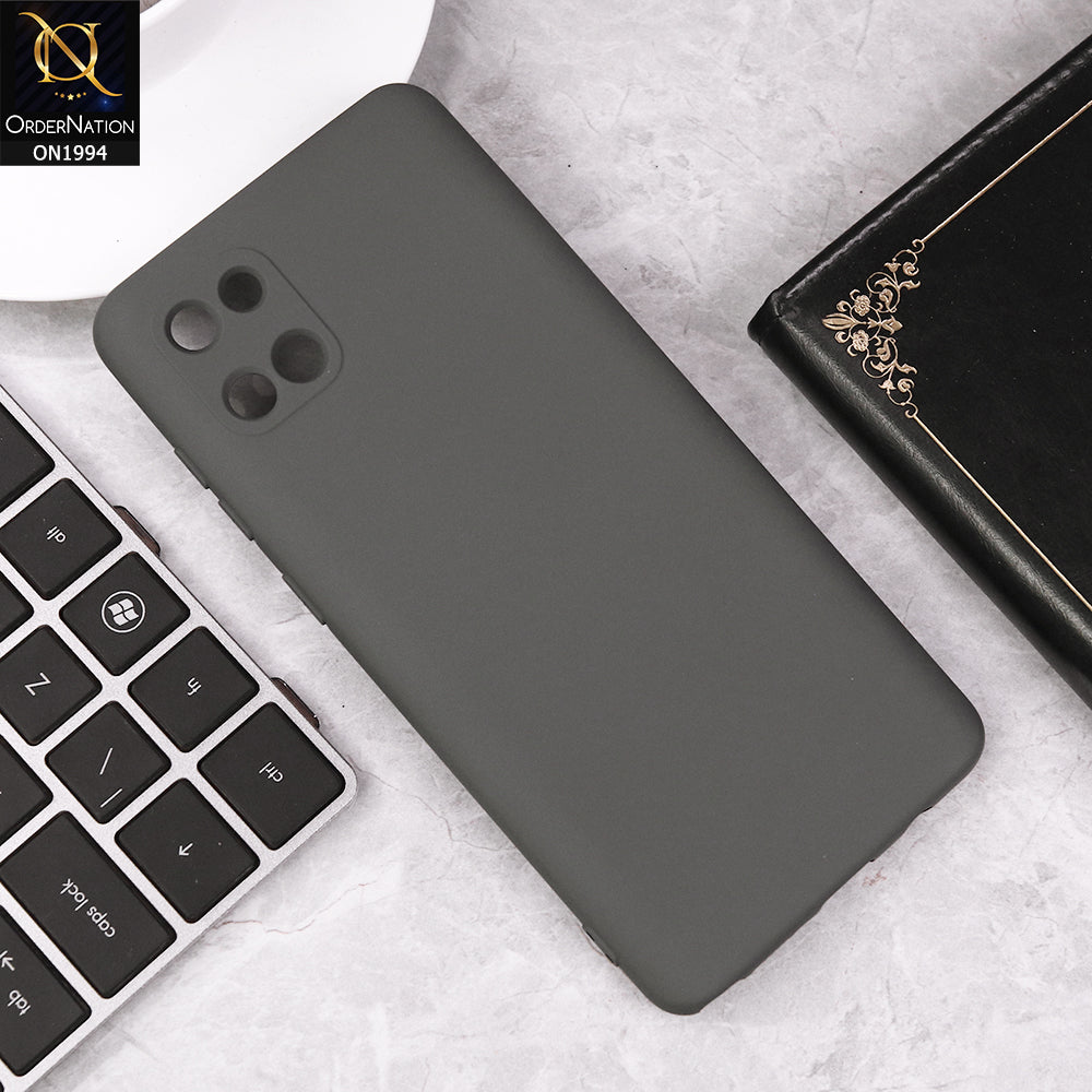 Samsung Galaxy Note 10  Cover - Gray - Matte Shockproof Sillica Gel Soft Case