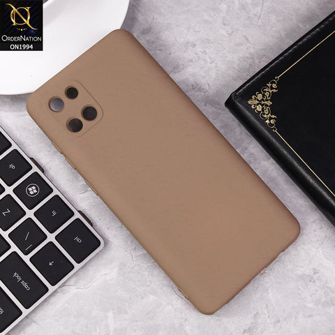 Samsung Galaxy M60S  Cover - Desert - Matte Shockproof Sillica Gel Soft Case