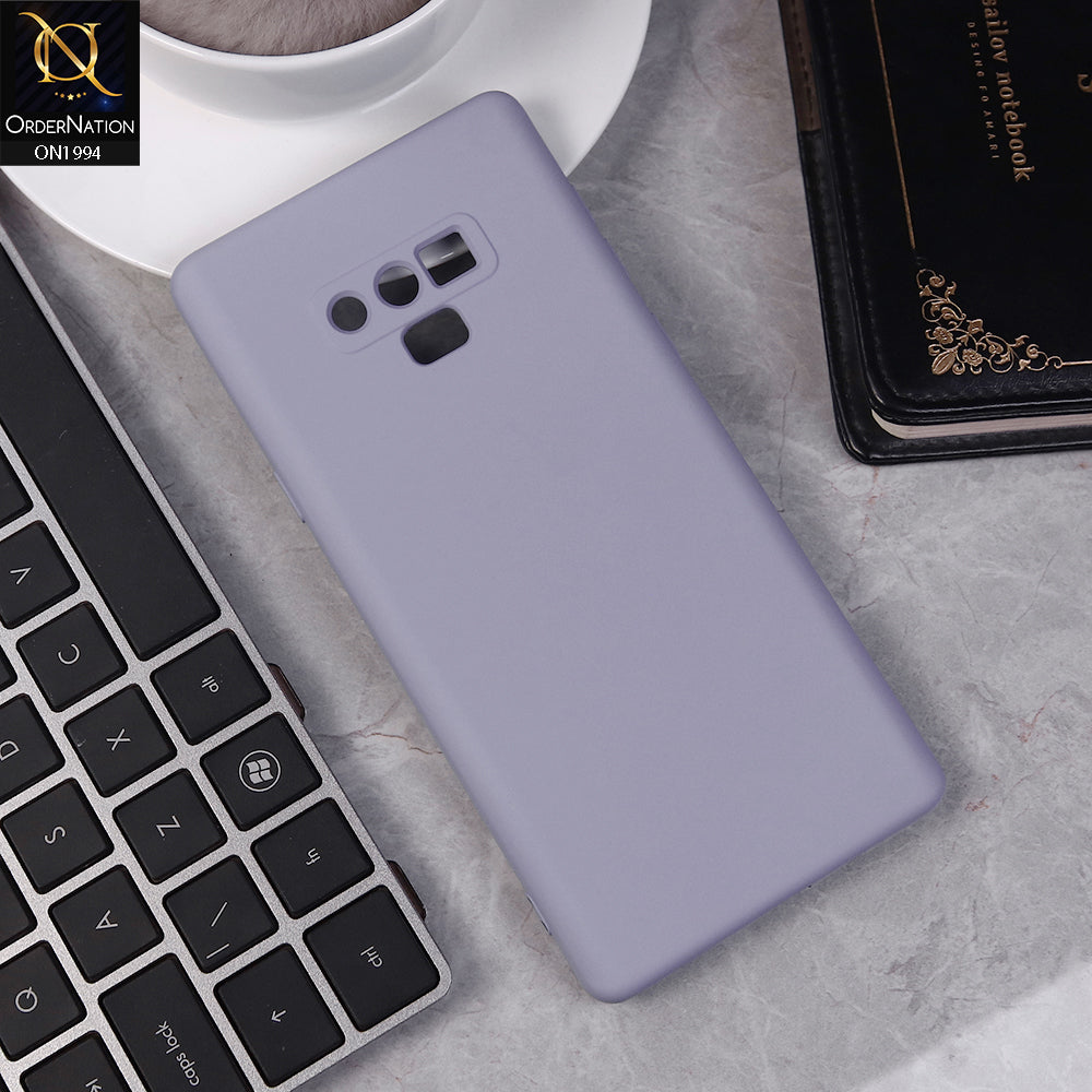 Samsung Galaxy Note 9 Cover - Light Purple - Matte Shockproof Sillica Gel Soft Case