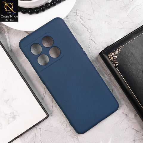 OnePlus 10 Pro - Royal Blue - Matte Shockproof Sillica Gel Soft Case