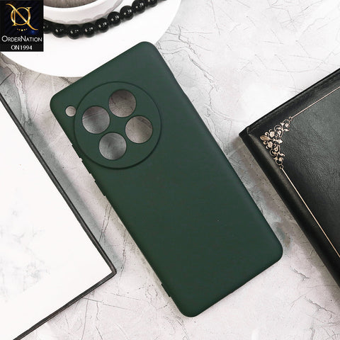 OnePlus 12 - Green - Matte Shockproof Sillica Gel Soft Case