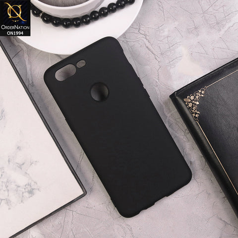 OnePlus 5T - Black  - Matte Shockproof Sillica Gel Soft Case