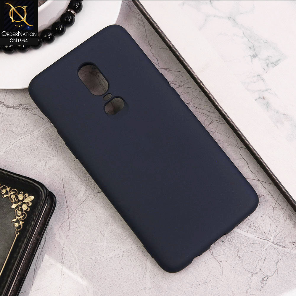 OnePlus 6 Cover - Mid Night Blue - Matte Shockproof Sillica Gel Soft Case
Success