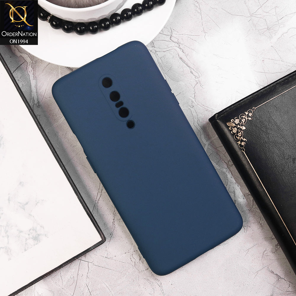 OnePlus 7 Pro - Royal Blue - Matte Shockproof Sillica Gel Soft Case