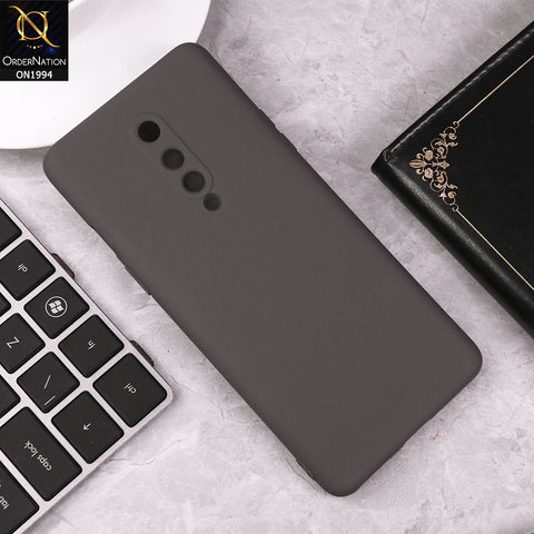 OnePlus 8 Cover - Dark Gray - Matte Shockproof Sillica Gel Soft Case