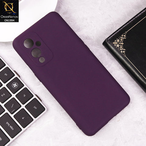 OnePlus 9 Cover - Purple - Matte Shockproof Sillica Gel Soft Case