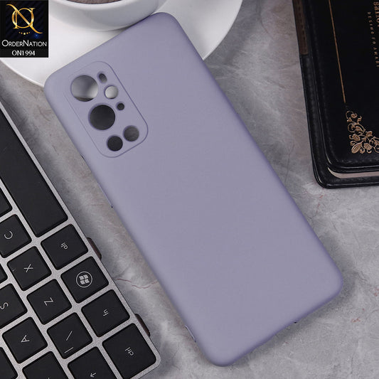 OnePlus 9 Pro Cover - Light Purple -  Matte Shockproof Sillica Gel Soft Case