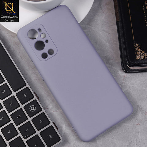 OnePlus 9 Pro Cover - Light Purple -  Matte Shockproof Sillica Gel Soft Case