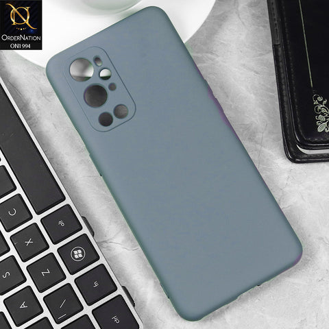 OnePlus 9 Pro Cover - Steel Gray -  Matte Shockproof Sillica Gel Soft Case