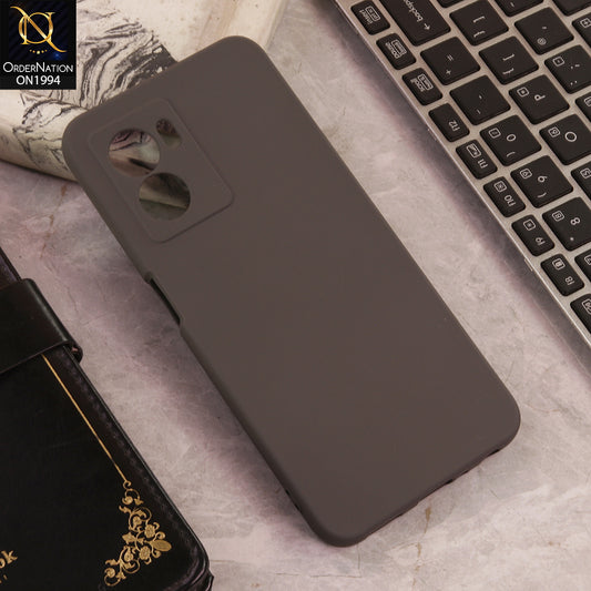 OnePlus Nord N300  Cover  - Dark Gray - New Matte Dark Gray Silicone Case  Soft Touch Slim Back Cover