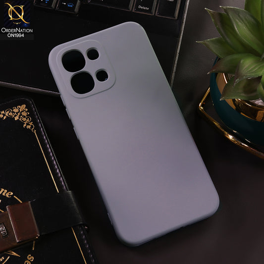 Oppo A6 Pro 5G Cover - Gray - New Matte Gray Silicone Case  Soft Touch Slim Back Cover