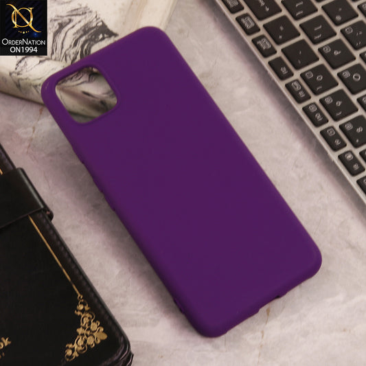 Google Pixel 4 XL  Cover  - Dark Purple - New Matte Gray Silicone Case  Soft Touch Slim Back Cover