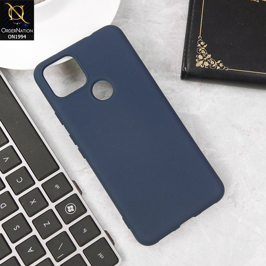 Google Pixel 5a 5G Cover - Midnight Blue - Matte Shockproof Sillica Gel Soft Case