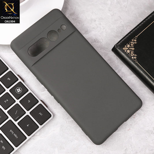 Google Pixel 7 Pro Cover - darkgray - Matte Shockproof Sillica Gel Soft Case