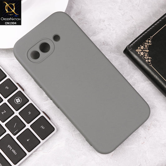 Google Pixel 9a Cover - Gray - Matte Shockproof Sillica Gel Soft Case