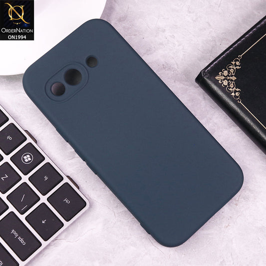 Google Pixel 9a Cover - Midnight Blue - Matte Shockproof Sillica Gel Soft Case