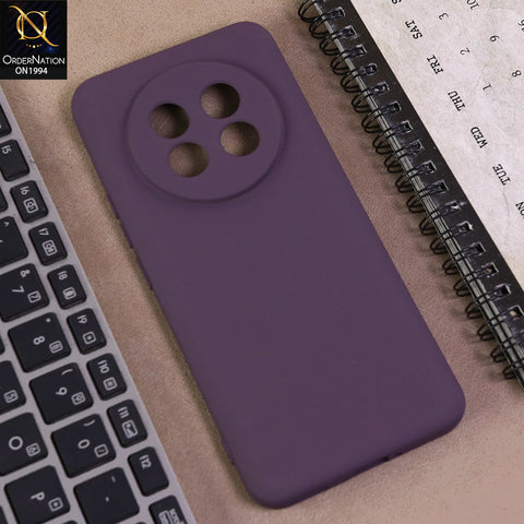 Realme 13 Plus 5G Cover  - Dark Magenta -  Matte Shockproof Sillica Gel Soft Case