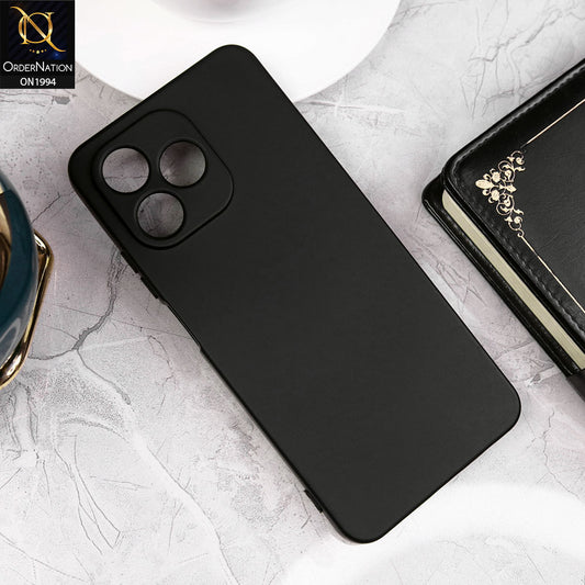 Realme C51 Cover - Black - Matte Shockproof Sillica Gel Soft Case