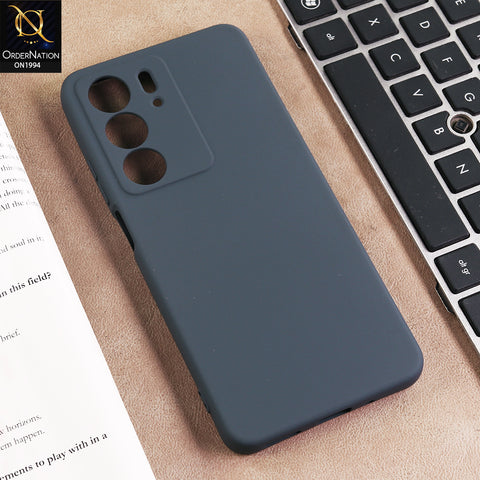 Realme C75 Cover - Gray - New Matte Gray Silicone Case  Soft Touch Slim Back Cover