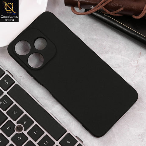 Xiaomi Redmi Note 13R Cover - Black - Matte Shockproof Sillica Gel Soft Case