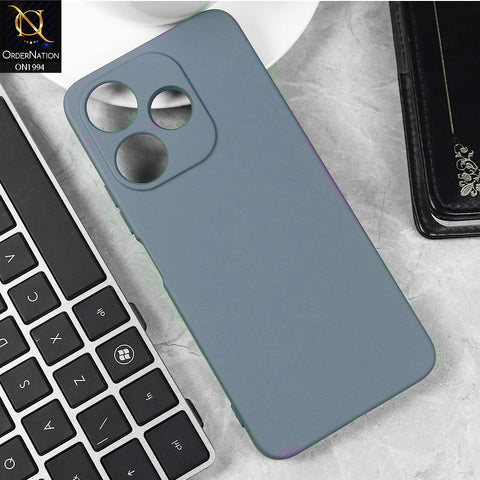 Xiaomi Redmi 13 Cover - Steel Gray -  Matte Shockproof Sillica Gel Soft Case