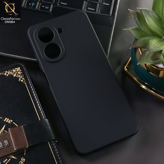 Xiaomi Redmi A5 4G Cover - Black - New Matte Black Silicone Case  Soft Touch Slim Back Cover