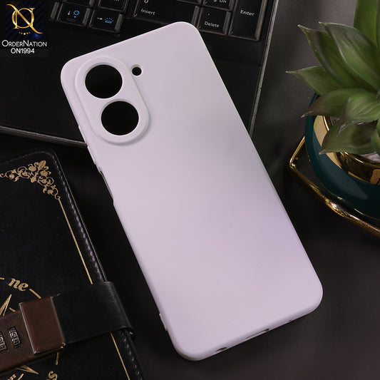 Xiaomi Redmi A5 4G Cover - White - New Matte White Silicone Case  Soft Touch Slim Back Cover